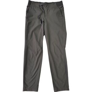 Athleta dark gray light weight straight leg pants size 4